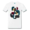 Dengeli Eksenler Modernist Geometrik Baskı