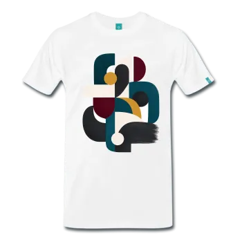 Dengeli Eksenler Modernist Geometrik Baskı